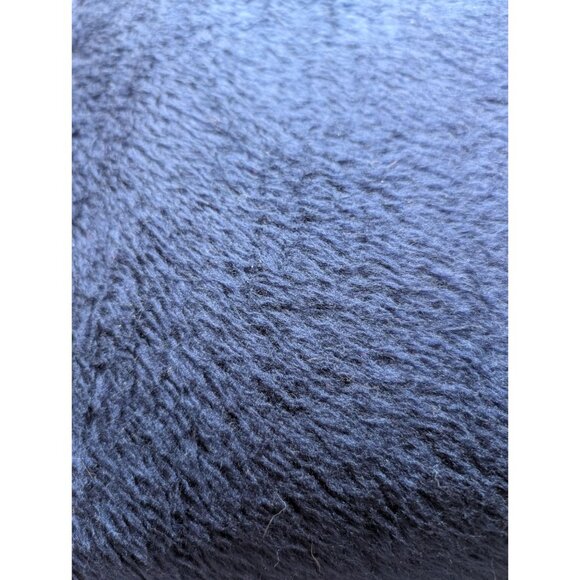 L.L.Bean Navy Blue Fleece Blanket Soft Warm Cozy Lightweight Throw 60" X 50" - Picture 2 of 4